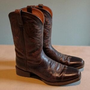 Ariat Mens Brown Leather Cushion Boots  13D